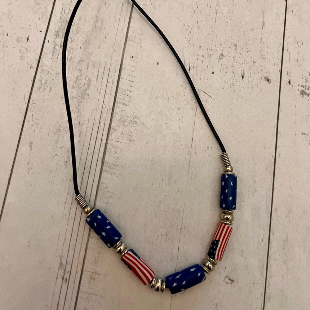 American Flag Patriots Necklace